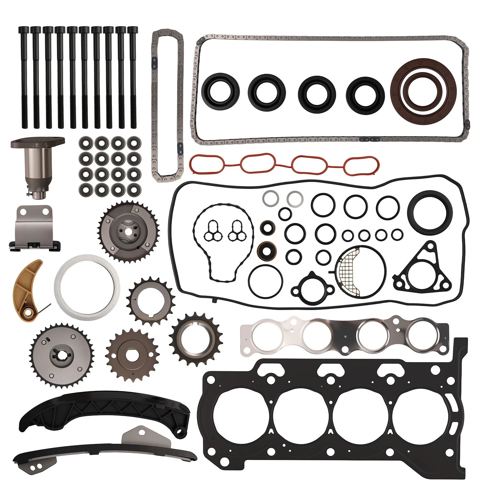 Timing Chain & Gasket Set with VVT for Toyota Prius (2010–2015)