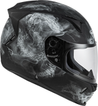 Fly Racing Revolt Coil Full-Face Helmet for (2X-Large, Matte Black/White, 73-83852X)