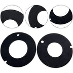 1 Pair RV Toilet Rubber Bowl Seal Kit for Dometic/Sealand/Mansfield/VacuFlush