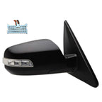 Passenger Side Power Door Mirror Replacement Heated with Turn Signal for Ford
