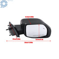 Passenger Right Side Mirror Matte Black for Ford Maverick (2022–2024) FO1321741