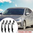 Door Handle Set for Hyundai Accent (2010-2017) - Front & Rear Replacement