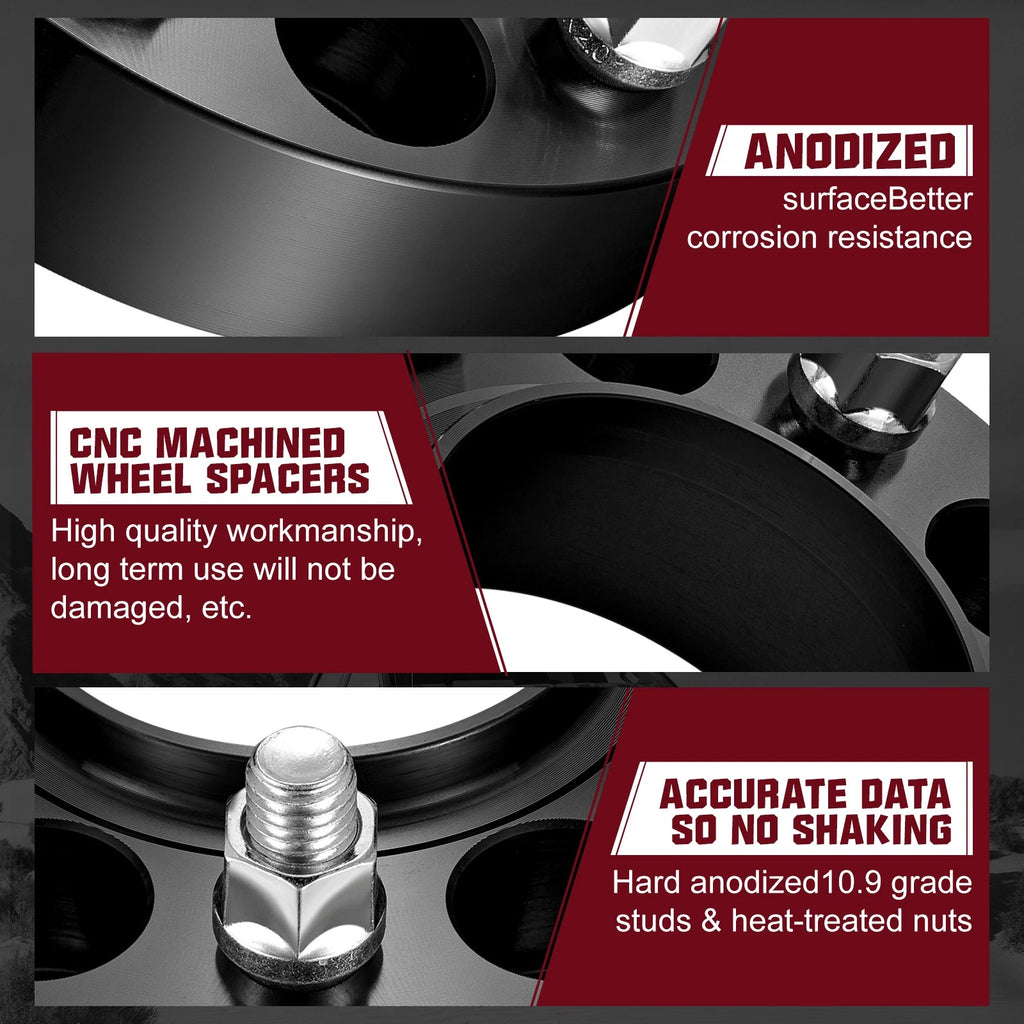 1.5 in Hub Centric Wheel Spacers for Ford F-150 Expedition (2014-2018)