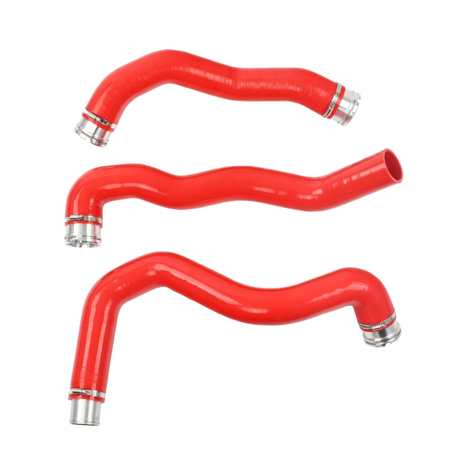 Silicone Coolant Hose Kit for Ford F-250 Super Duty (2008–2010) 6.4L Red