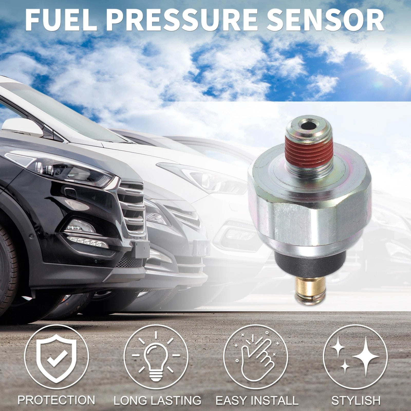 Fuel Pressure Sensor for Honda Accord (1998–2002) No. 37240634671 Metal