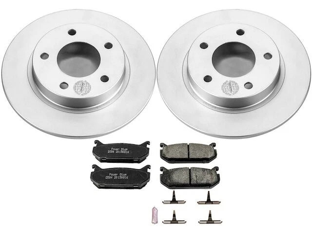 Rear Brake Pad and Rotor Kit for Mazda 626 (1993–1997) DV384BH