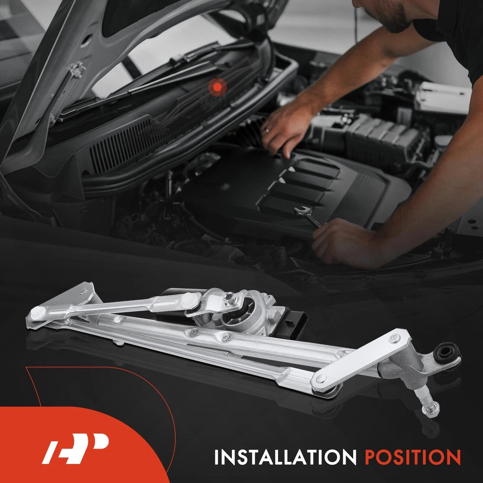 Front Wiper Motor and Linkage Assembly for Chevrolet Malibu (2008)