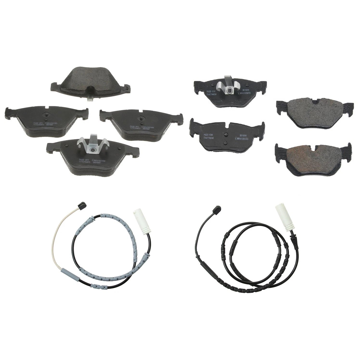 Hella Disc Brake Pad Set w/ Sensor for BMW X1 E84 N20B20A (2013–2015)