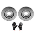 Front Drilled & Slotted Brake Rotor for Nissan Altima (2007–2025)