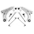 10Pcs Front Lower Control Arms w/Stabilizers Tie Rod for Jeep Cherokee (2014–2018)