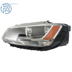Driver Side Headlight for Volkswagen Jetta (2011-2018) Halogen Black Housing