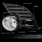 Fog Light Lamp Set for Toyota Camry SE XSE (2018–2020) OE Style w/ Bezel+Switch