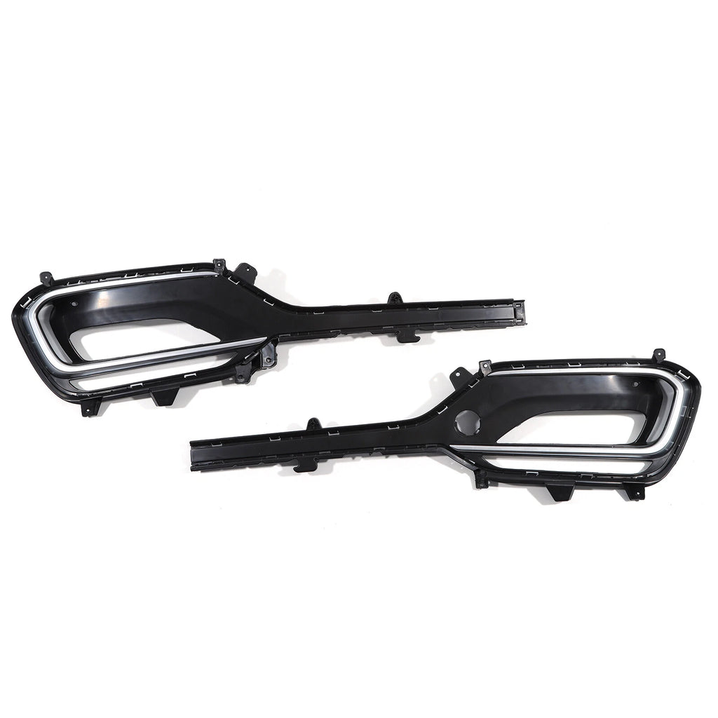 Set of 4 Front Grille and Fog Light Bezels for Hyundai Santa Fe Sport