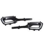 Set of 4 Front Grille and Fog Light Bezels for Hyundai Santa Fe Sport