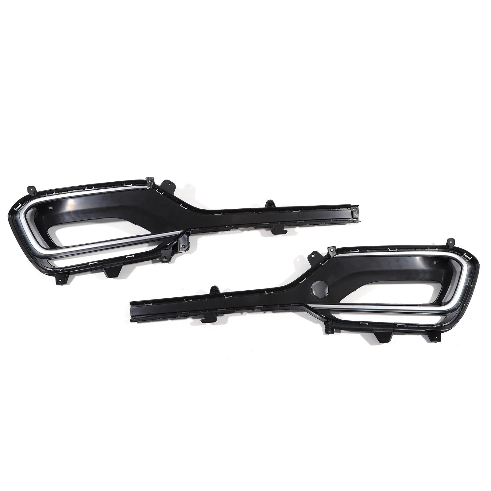 Set of 4 Front Grille and Fog Light Bezels for Hyundai Santa Fe Sport