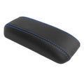 PVC Leather Console Armrest Cover for Honda Civic (1996–2000) Blue Stitch
