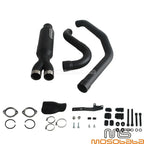 2into1 Exhaust Muffler Pipe for Harley Touring Road Glide Road King (2017-2023)