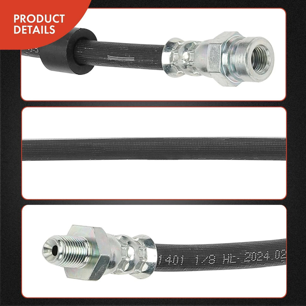 2X Rear Brake Hydraulic Hose for Jeep Compass Patriot (2007–2017)