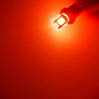 10X T10 194 LED Bulb for Instrument Panel Gauge Cluster (Universal) 168 2825 Red