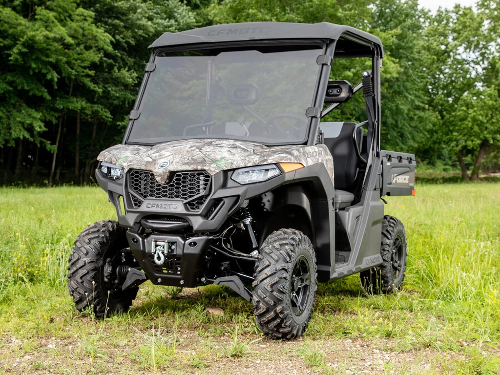 Scratch Resistant Full Windshield for CFMOTO UForce 600 (2021–2023) Dark Tint