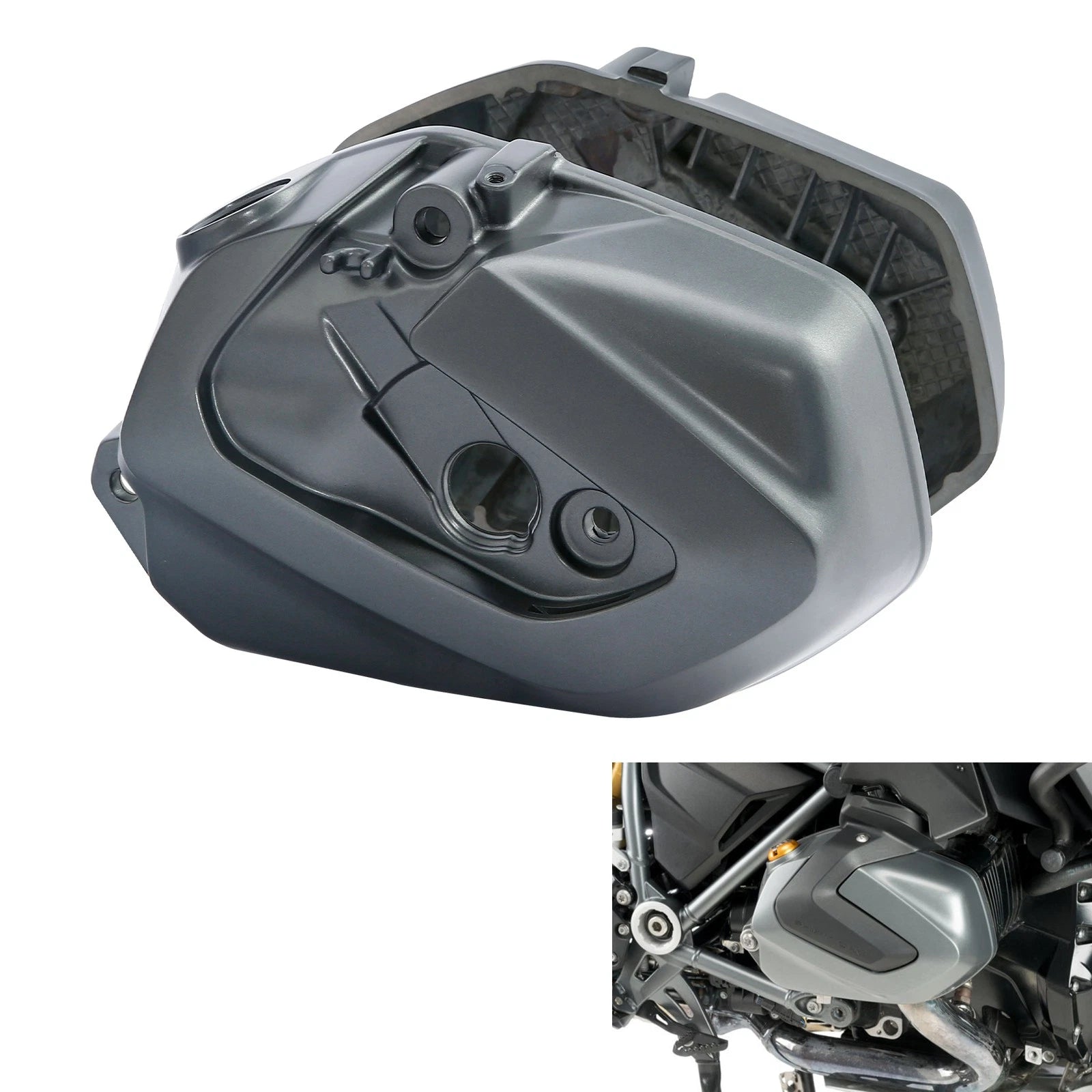 Set of 2 Cylinder Head Covers for BMW R1250GS R1250R R1250RS R1250RT (2019–2025)