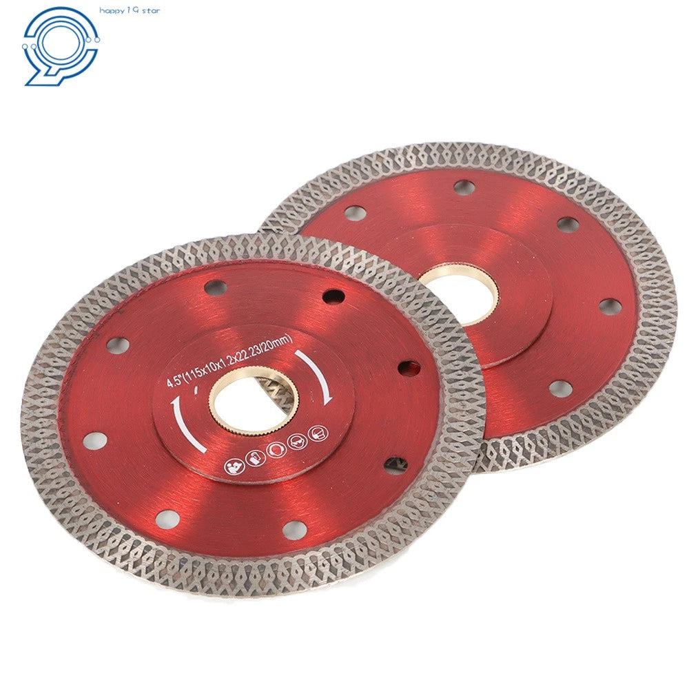 Set of 2 Diamond Porcelain Saw Blades for Ceramic Cutting