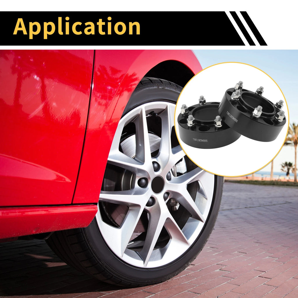 2X Wheel Spacer 6x139.7mm M12x1.5 for Toyota 4Runner (1989–2023)