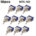 Miniature On-On Toggle Switch for Various Applications (1/4")