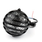 5.5" Black Bullet Headlight Lamp for Bobber Chopper (Metric)