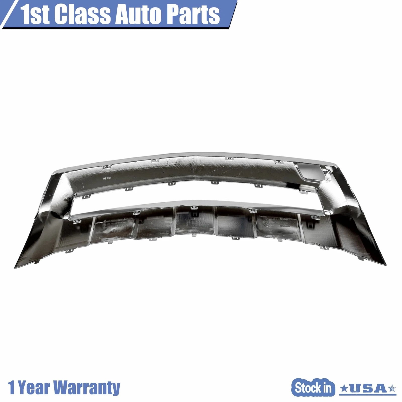Front Lower Chrome Air Dam Deflector for Mercedes ML Class (2012-2015)