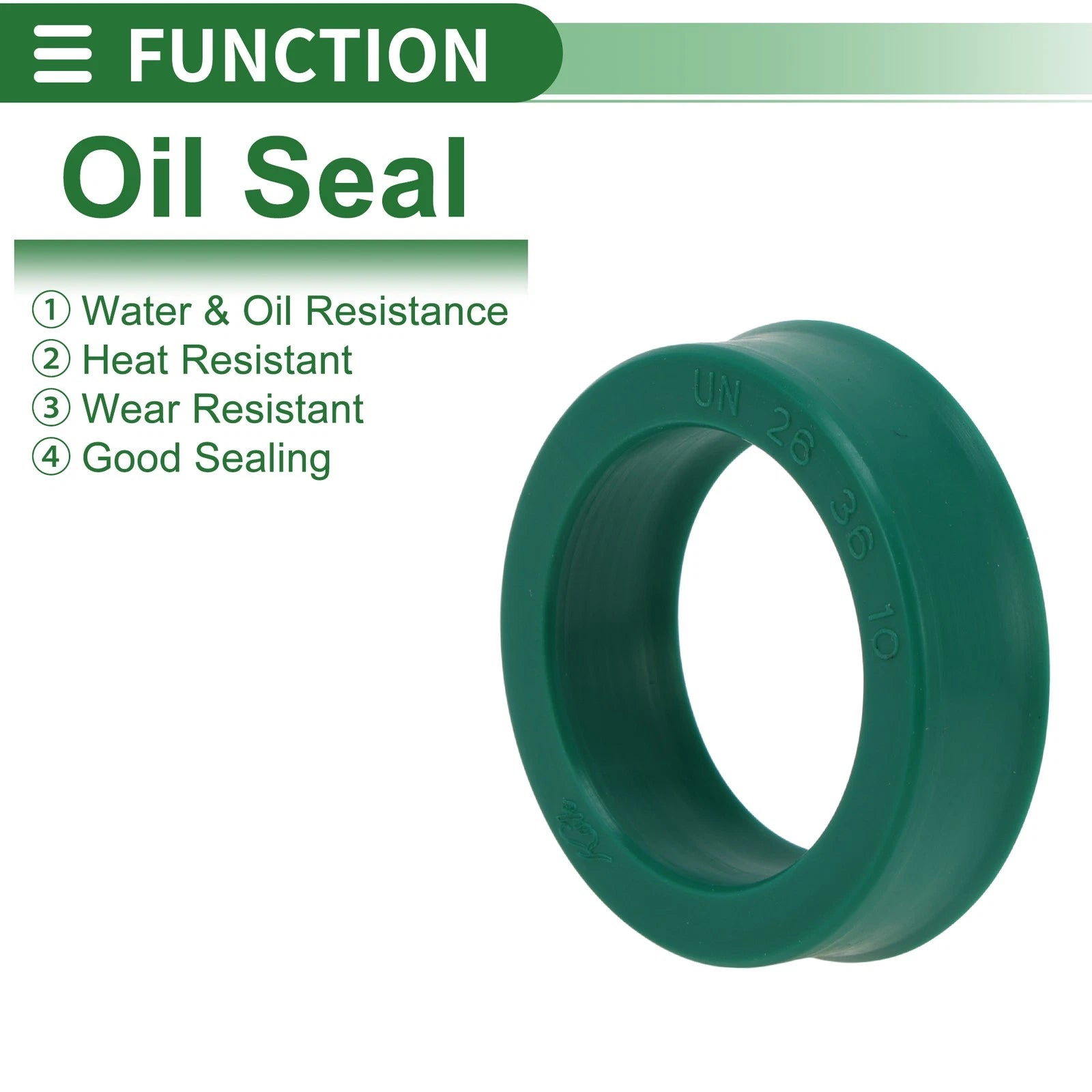 Set of 5 Oil Seal Ring 26x36x10mm for Rotary Shaft (Universal)