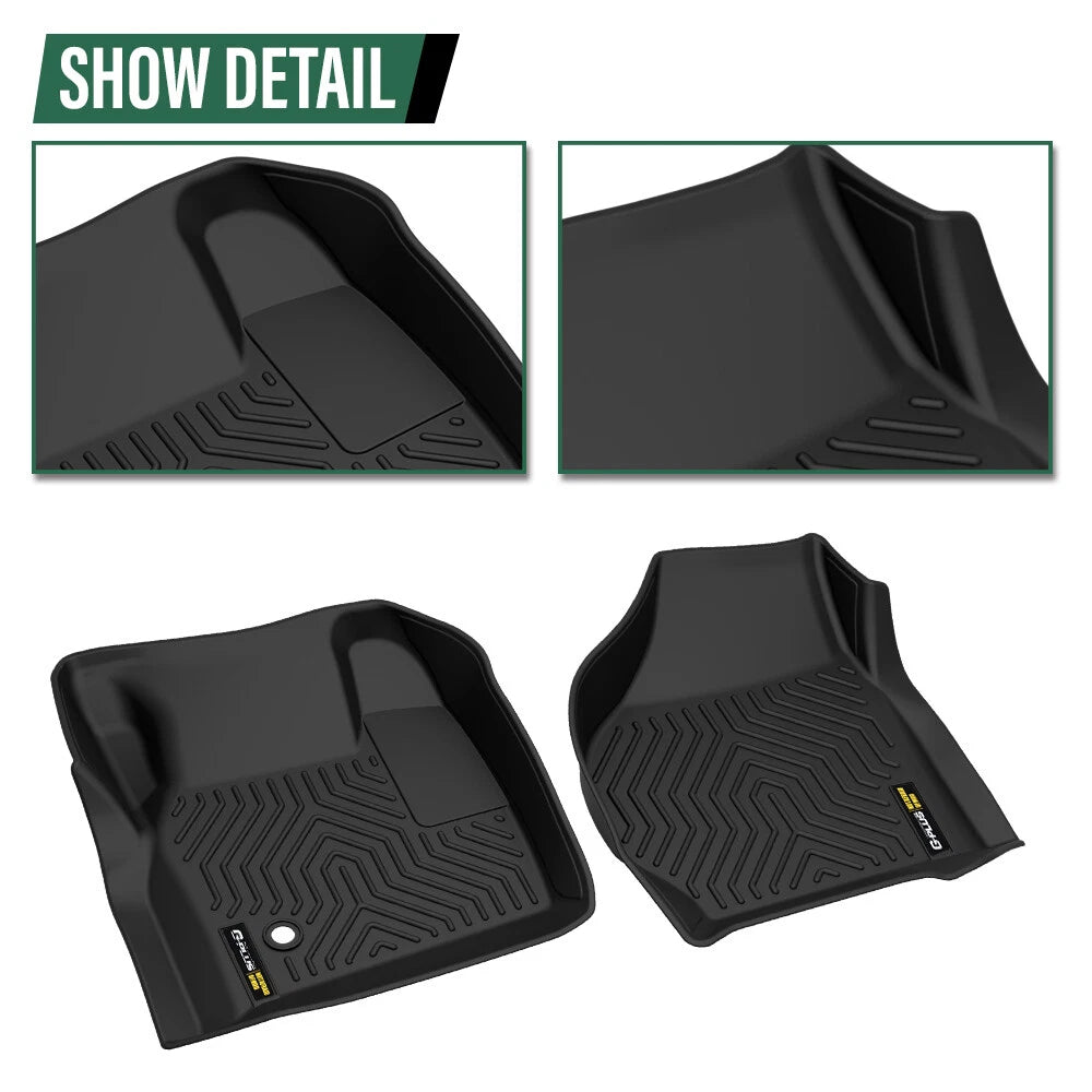 TPE Floor Mats for Ford F-250 F-350 Super Duty Crew Cab (1999–2007)