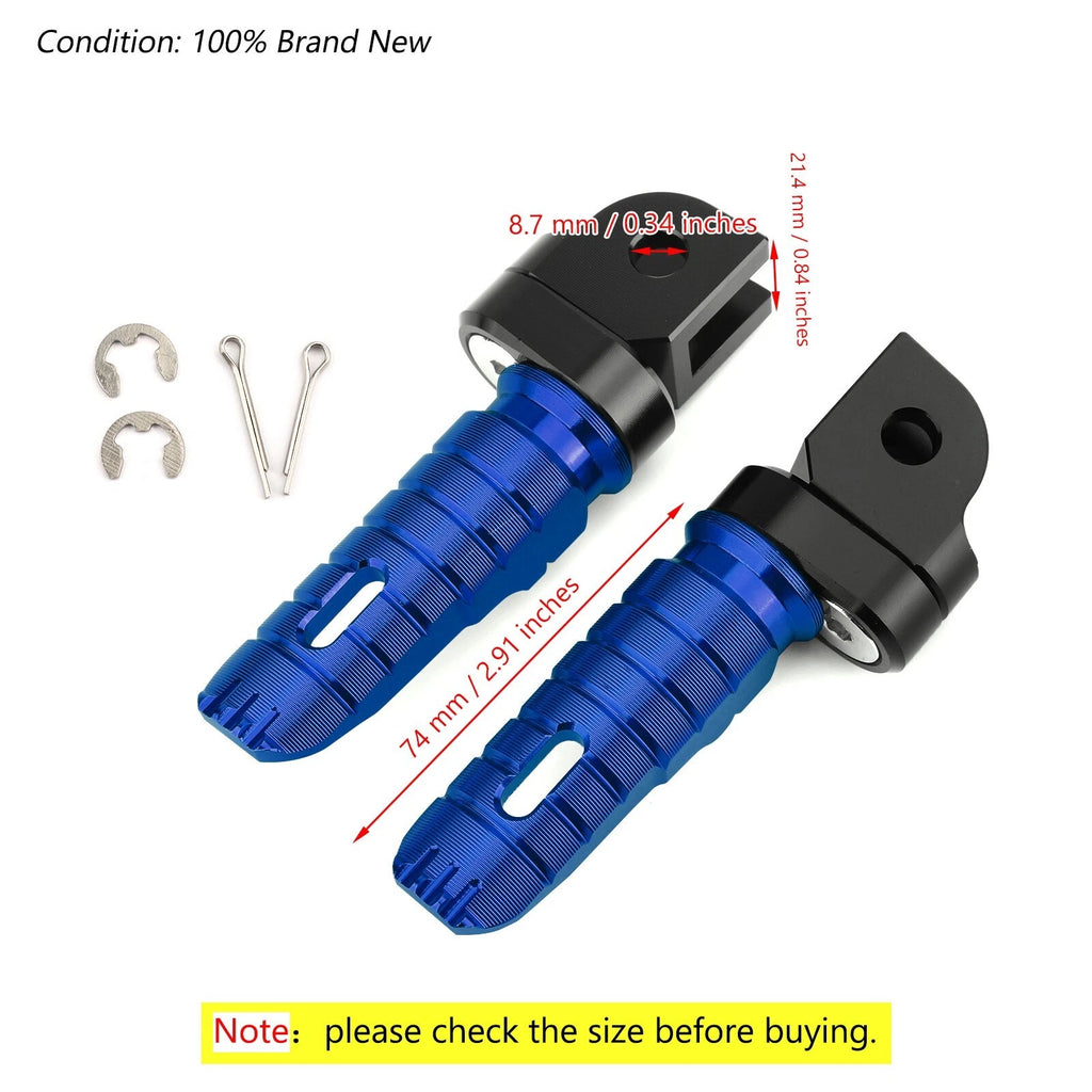 Front Footrests Foot Pegs for Honda CB125R CBR250RR CBR1000RR CB1100/RS/SX (2018–2023)