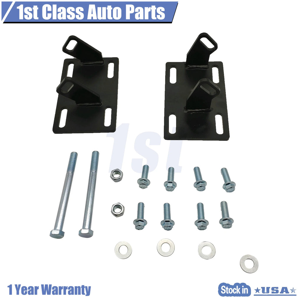 Motor Swap Mount Brackets Kit for Chevy C10 S10 GMC (1973-2005)
