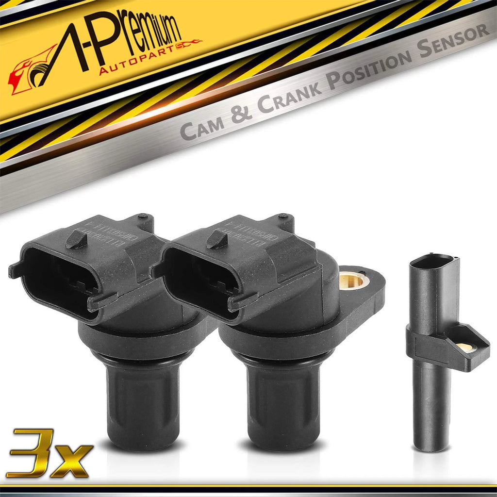 2X Camshaft & Crankshaft Position Sensors for Mercedes CLS500 (2005–2010)