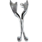 Chromed Brake Clutch Skull Hand Levers for Suzuki Intruder 800 1400 1500