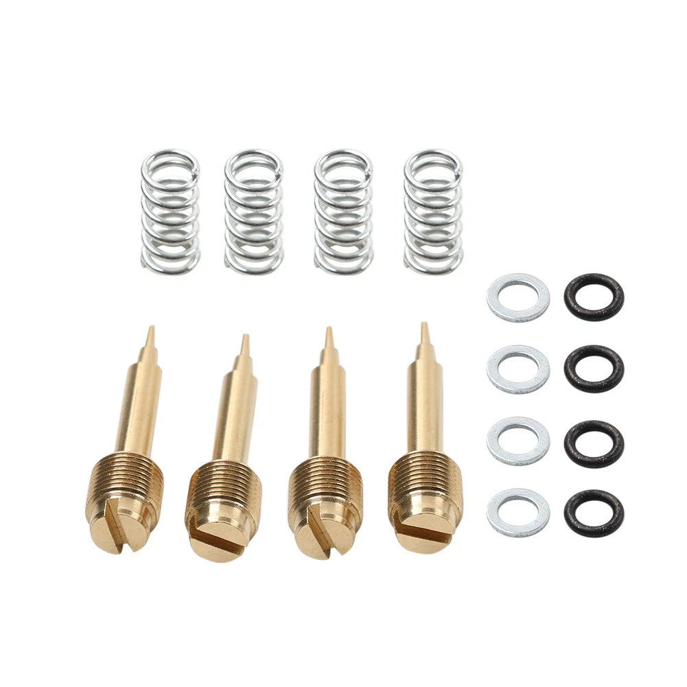 Set of 4 Carb Fuel Air Mixture Screws for Yamaha FZX700 YZF750 XJ600S XS1100 XJ900