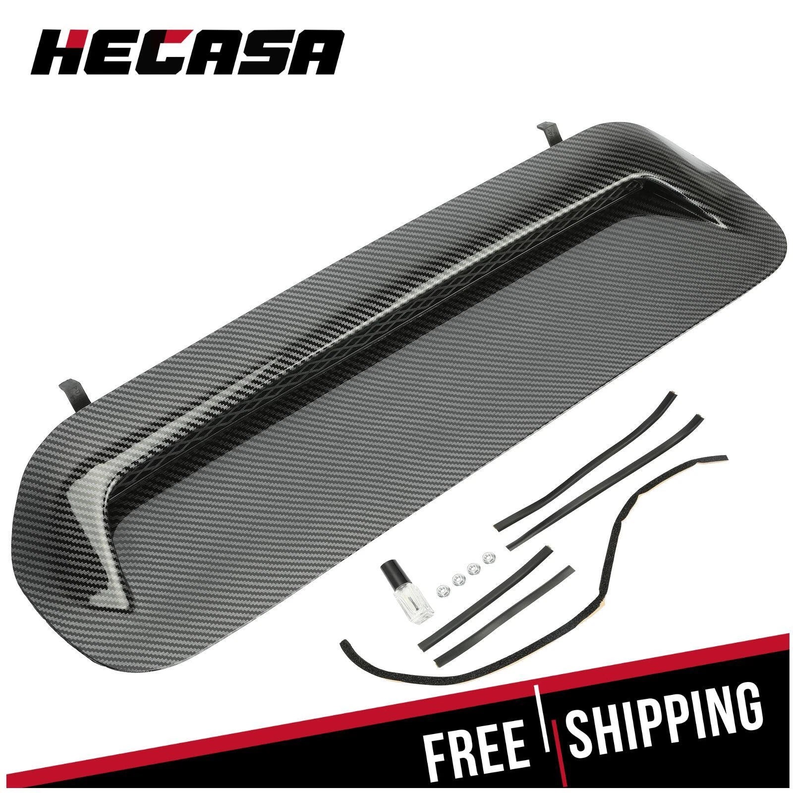 Hood Air Scoop Bulge Kit for Toyota 4Runner (2010–2022) Carbon Fiber Look