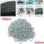 100×9mm Screw In Tire Stud Snow Spikes for Car/Truck/ATV
