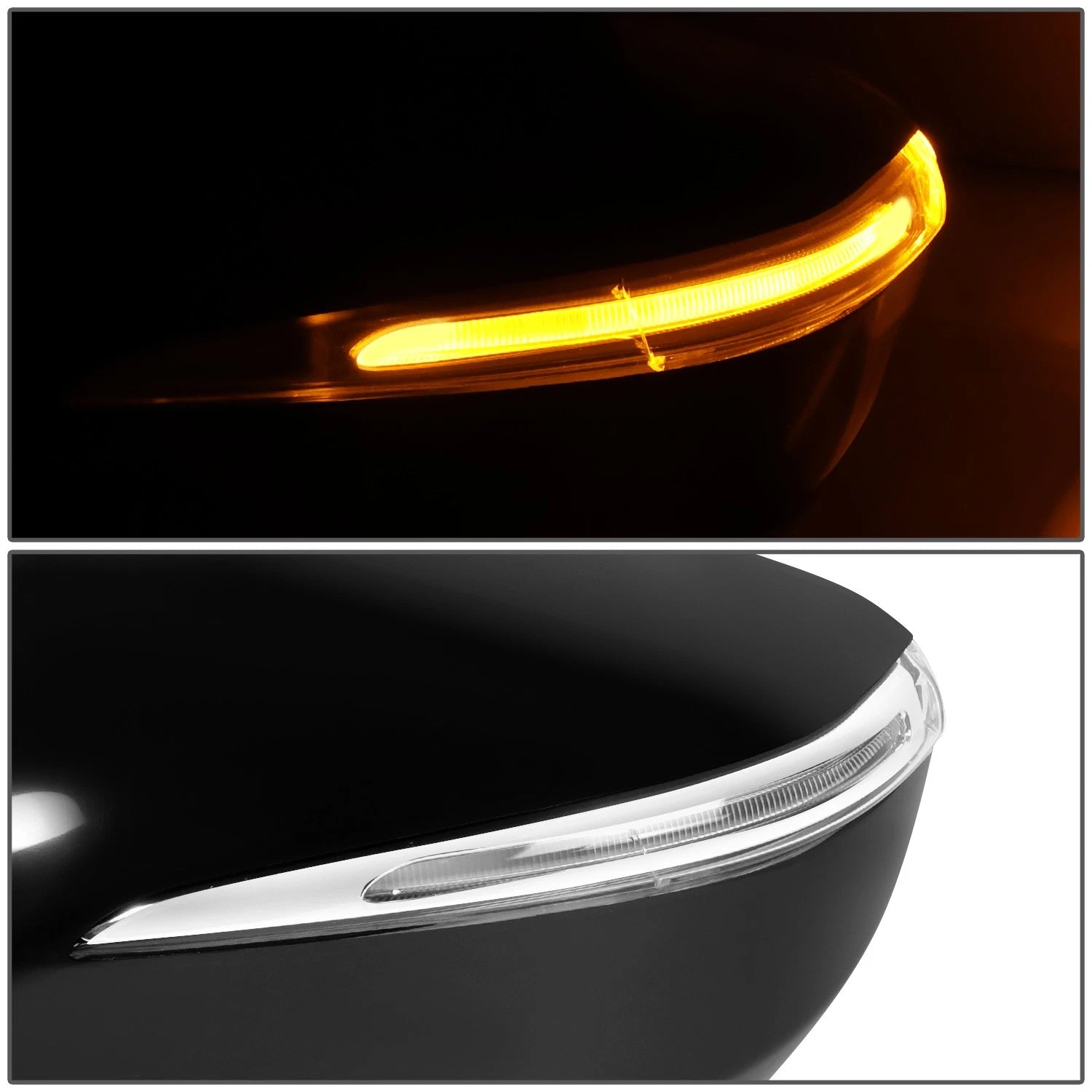 Power Heated Turn Signal Side View Door Mirror Left LH for Santa Fe Sport (2013–2016)