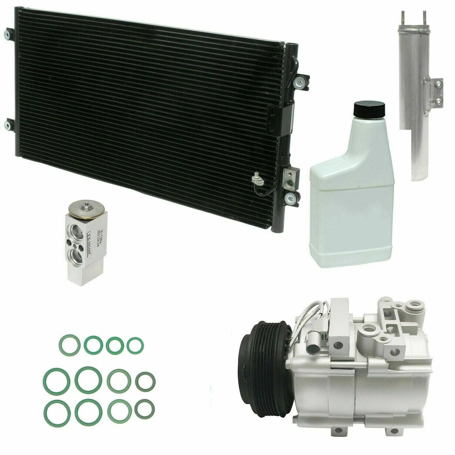 AC Compressor Kit with Condenser for Nissan Navara D40 (2005-2015)