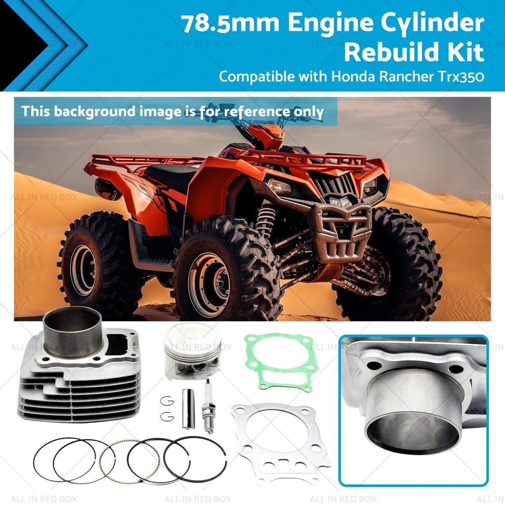78.5mm Engine Cylinder Rebuild Kit for Honda TRX350 Rancher (2000–2006)