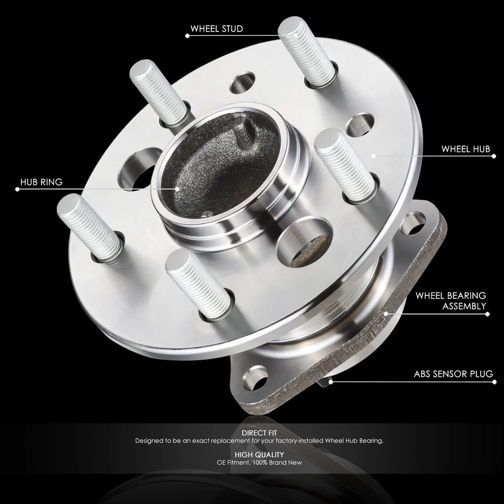 Rear Right Wheel Bearing Hub w/ABS Sensor for ES300 ES350 Avalon Camry (2002–2012)