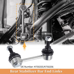 2pcs Rear Stabiliser Sway Bar Link for Nissan Maxima (2009–2014) No.K750255/K750256