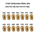 14pcs Carburetor Main Jet #50-#80 for Honda GX160 GX200 Predator 212cc