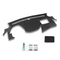 Dashboard Cover for Hyundai Sonata (2011–2014) - Soft TPE Black Overlay