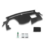 Dashboard Cover for Hyundai Sonata (2011–2014) - Soft TPE Black Overlay