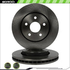 Set of 2 Front Brake Rotors for Dodge Durango (2011–2020) V6 3.6L