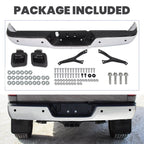 Chrome Rear Bumper for Dodge Ram 1500 2500 3500 (2009–2018)