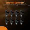 8x Fuel Injectors for GMC Sierra 1500 Chevrolet Silverado 1500 V8 (2010–2013)